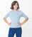 Timeless London Daisy Knit Top in Light Blue - I'm Eco-Friendly!