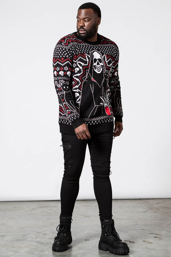 Killstar Catmas Knit Sweater