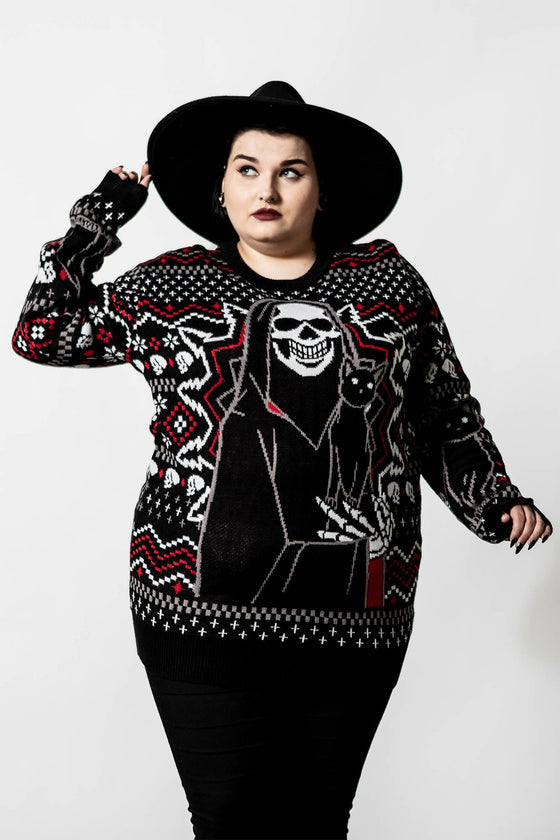 Killstar Catmas Knit Sweater