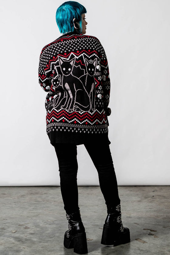 Killstar Catmas Knit Sweater