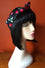 Kitty Deluxe Reversible Wired Headband in Red Cherry & Customisable Reverse