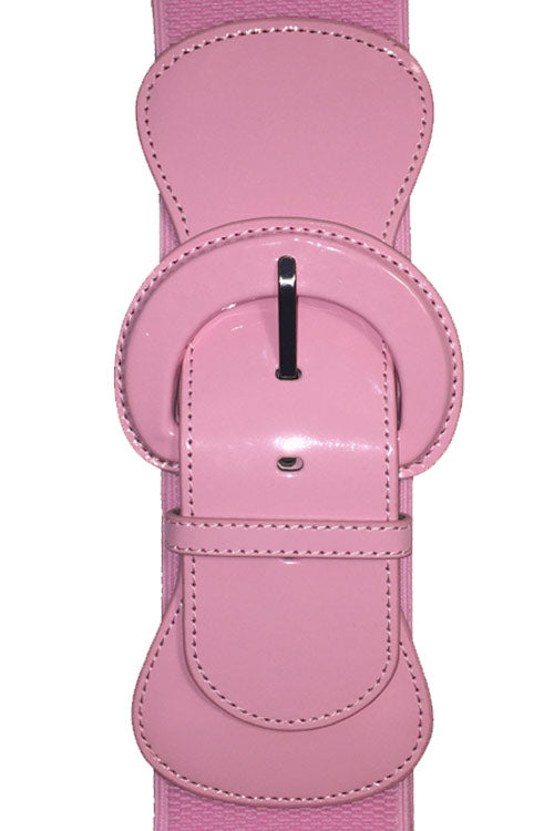 Kitty Deluxe Wide Cinch Belt in Light Pink