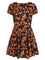 Collectif Zita Skater Dress in Pumpkins and Cats print