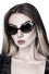 Killstar Cosmic Glitter Black Sunglasses