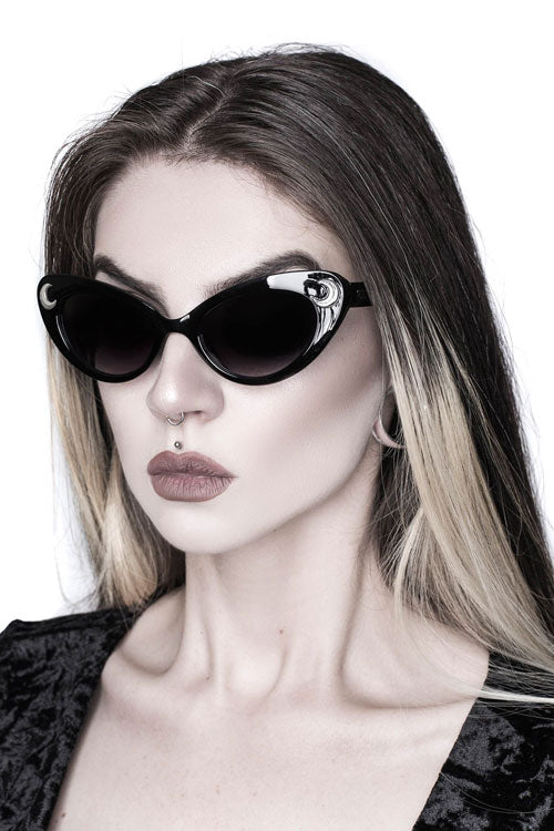 Killstar Cosmic Plain Black Sunglasses