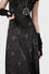 Killstar Danse Maxi Dress All Over Skeleton Design Hi-Lo Hem