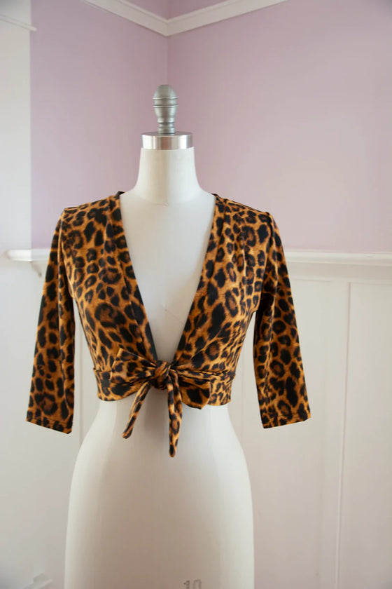 Heart of Haute Sweet Cardigan in Leopard Print Soft and Stretchy