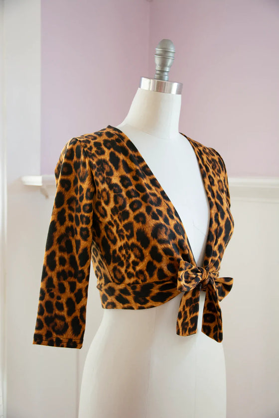 Heart of Haute Sweet Cardigan in Leopard Print Soft and Stretchy