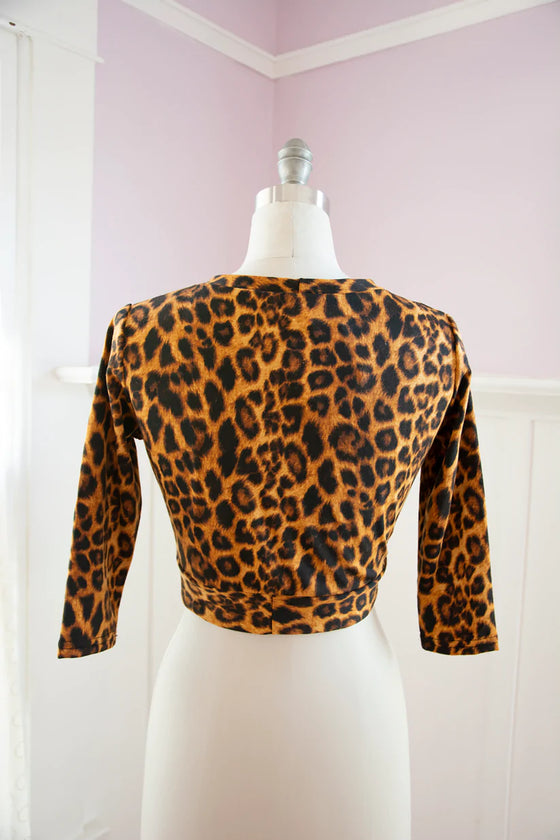 Heart of Haute Sweet Cardigan in Leopard Print Soft and Stretchy