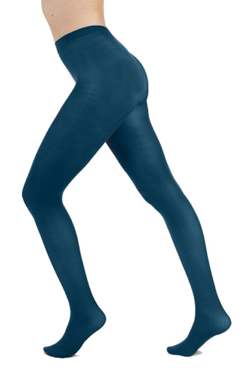 Pamela Mann Hosiery Curvy Super-Stretch 50 Denier Tights in Dark Teal