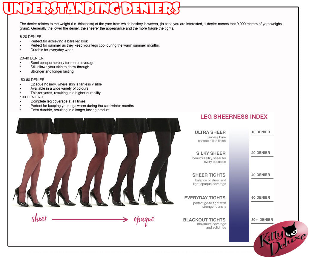 What Does Denier Tights Mean? Guide For Every Thickness, 43 OFF