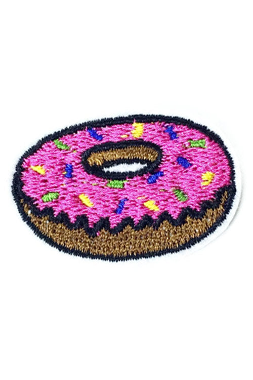 Kitty Deluxe Iron on Patch of Mini Donut