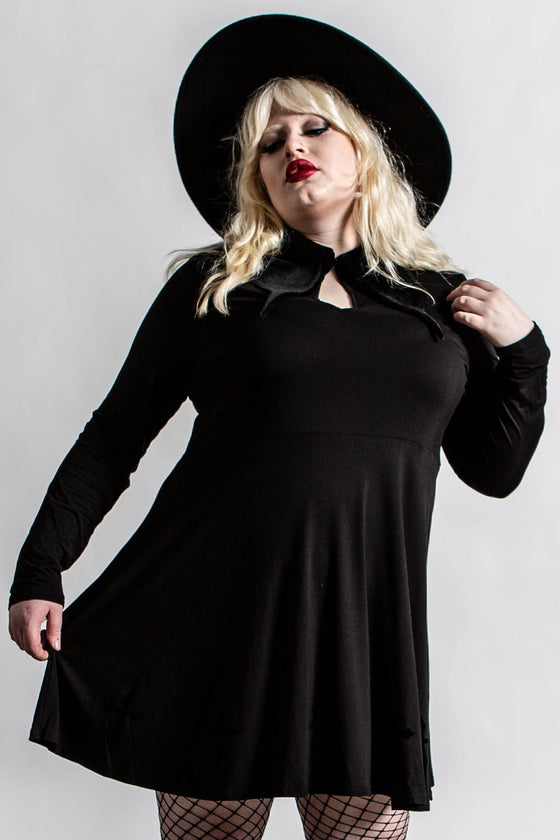 Killstar Elissabat Collared Dress