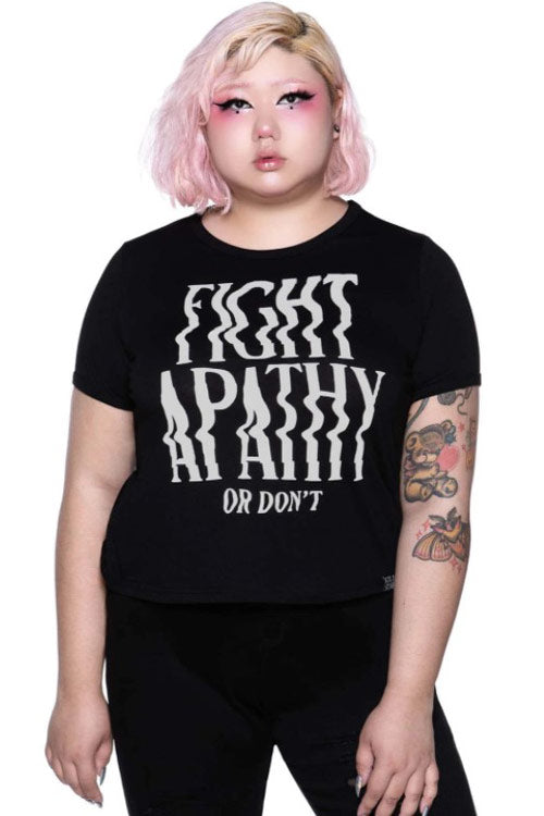 Killstar "Fight Apathy" Ringer Tee T-Shirt
