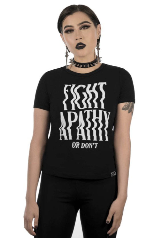 Killstar "Fight Apathy" Ringer Tee T-Shirt