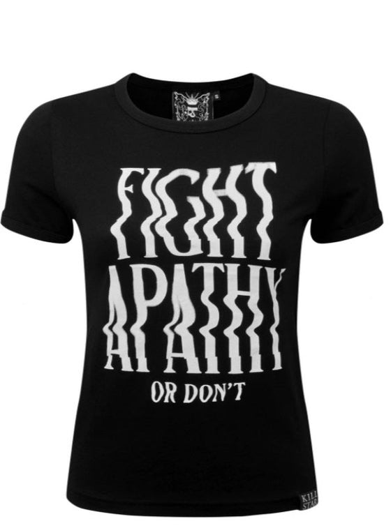 Killstar "Fight Apathy" Ringer Tee T-Shirt