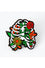 Punky Pins Floral Ribcage Enamel Pin Halloween