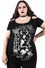 Killstar Follow Me Distressed Tunic Top