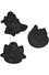 Killstar Ghost Kitty Cookie Cutters Set of 3