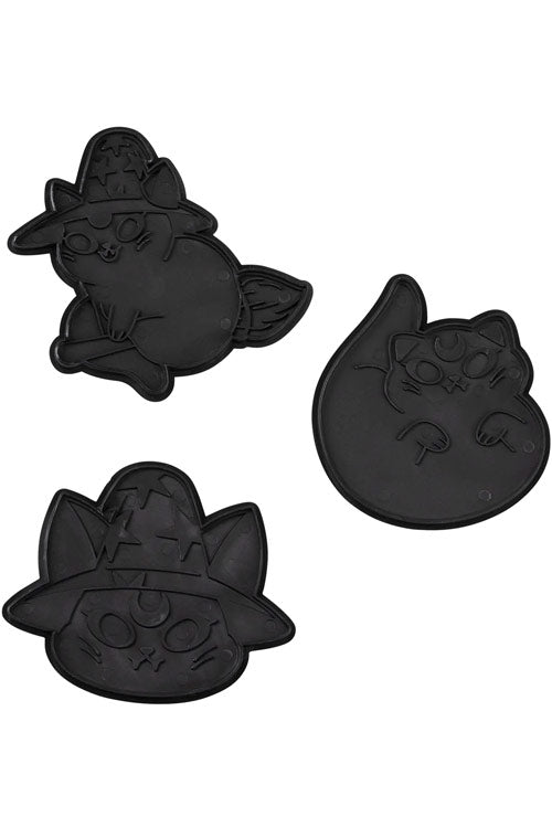 Killstar Ghost Kitty Cookie Cutters Set of 3