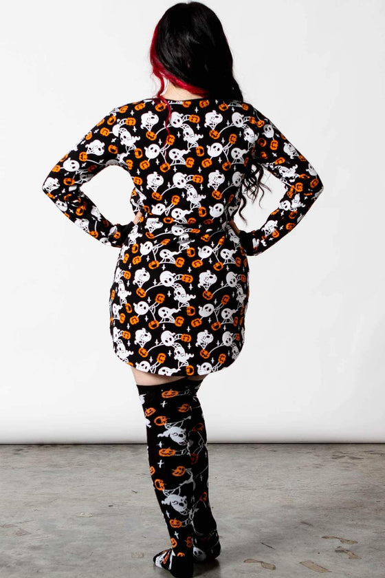 Killstar Haunted Pumpkin Sleep Dress Nightie Ghosts