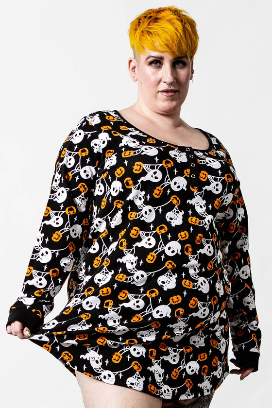 Killstar Haunted Pumpkin Sleep Dress Nightie Ghosts