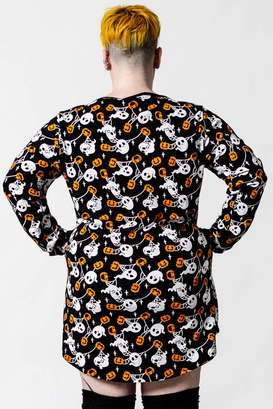 Killstar Haunted Pumpkin Sleep Dress Nightie Ghosts