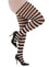 Pamela Mann Curvy Super-Stretch Striped Tights in Black/White