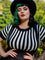 Collectif Joy Knit Top in Beetle Stripe