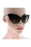 Kiss Eyewear Felicity Classic Retro Frame Cat's Eye Sunglasses in White