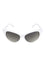 Kiss Eyewear Felicity Classic Retro Frame Cat's Eye Sunglasses in White