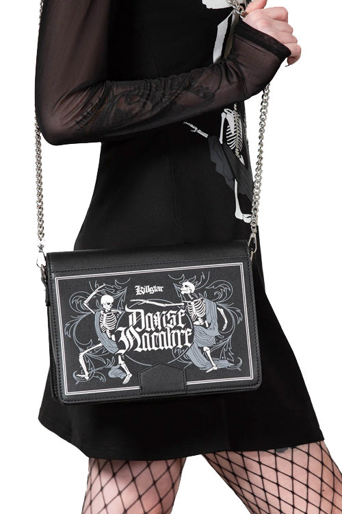 Killstar La Danse Handbag Skeletons Chains