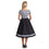 Dolly & Dotty Lily Swing Dress in Monochrome Gingham