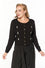 Timeless London Lily Chunky Cardigan in Black