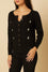Timeless London Lily Chunky Cardigan in Black