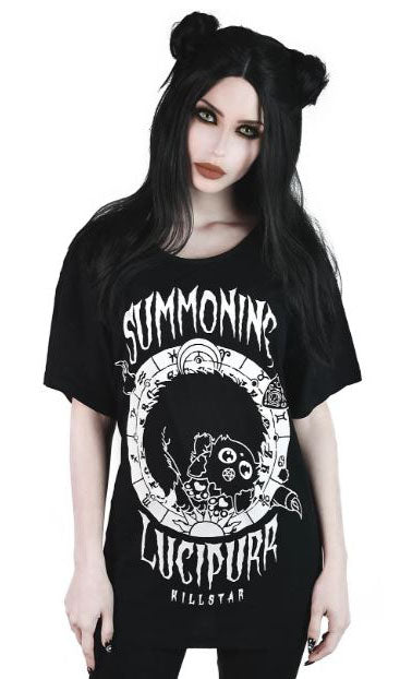 Killstar Lucipurr Relaxed Top T-Shirt