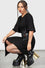 Killstar Maple Asymmetric Dress with Snake Print and Mesh Feature