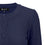 MAK Sweaters Chunky Vintage Knit Cardigan with 3/4 Sleeves in Navy