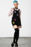 Killstar Oracle Denim Overalls with Patches