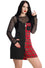 Banned Alternative Krampus Black and Red Tartan Playsuit