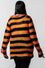 Killstar Pumpkin Punk Knit Sweater Black and Orange