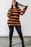 Killstar Pumpkin Punk Knit Jumper Black and Orange