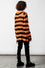 Killstar Pumpkin Punk Knit Jumper Black and Orange