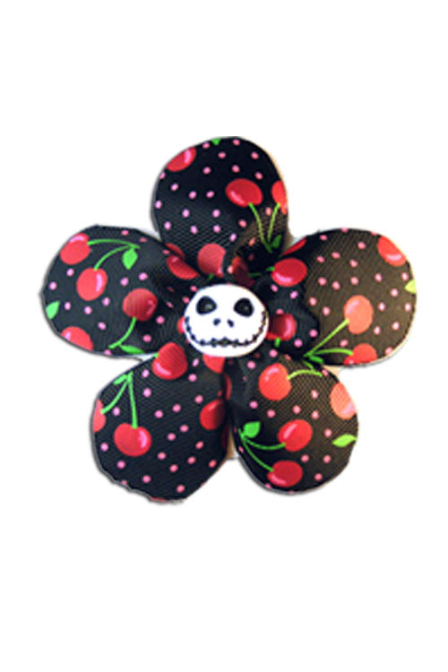 Krazy Daisy in Black with Cherries