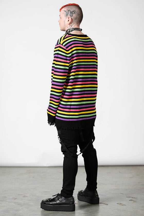 Killstar Rainbow Warrior Knit Sweater