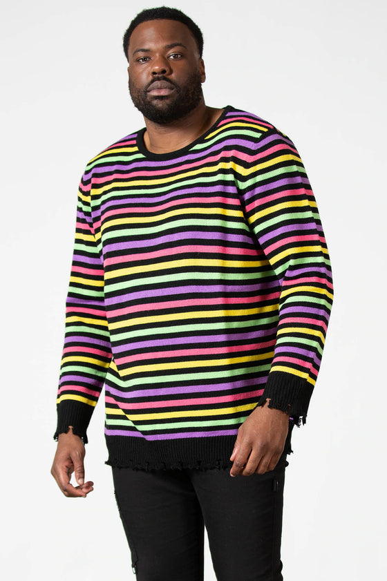 Killstar Rainbow Warrior Knit Jumper