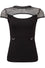 Killstar Ramona Mesh Cap-Sleeve Top