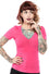 Sourpuss Ramona Top in Magenta Pink