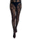 Pamela Mann Hosiery Fishnet Rose & Skull Tights in Black