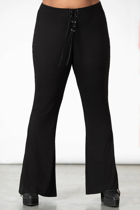 Killstar Slo-Burn Bell Bottoms Flared Leggings